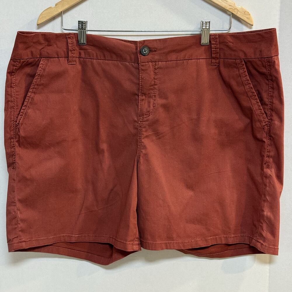 BKE Men’s Serena Chino Style Shorts‎ Rust Color Size 36 (43” Waist Measure)